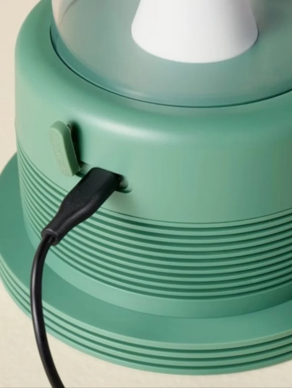 Hearth And Hand Retro Portable Bluetooth Speaker LED Lantern In Sage Green
